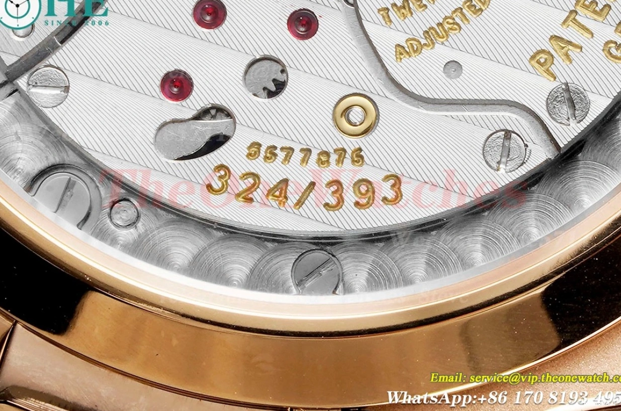 RG 324SC 35mm RG White Textured 7118 Dial PPF Nautilus 0402